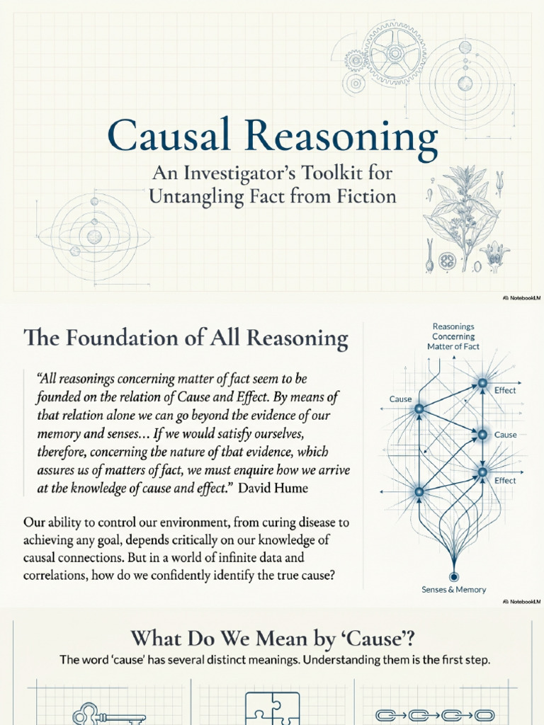 Causal - Reasoning - Toolkit. Logic. Mill's Method | PDF