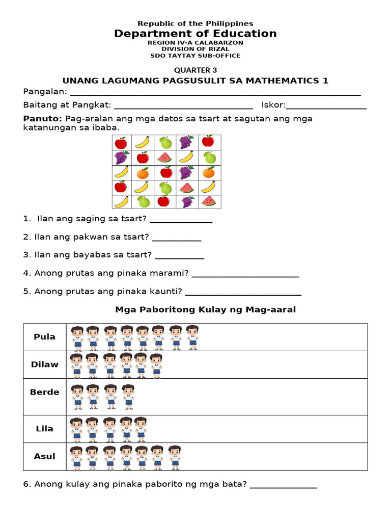 Q3 S1 Math | PDF