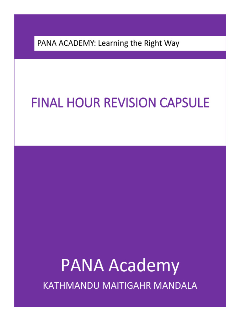 Final Hour Revisin Capsule B-11 | PDF | Rock (Geology) | Structural Load