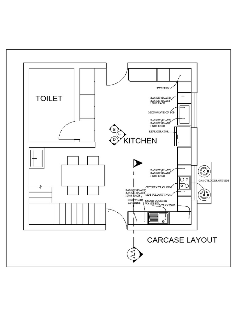 Kitchen Plan -01 | PDF