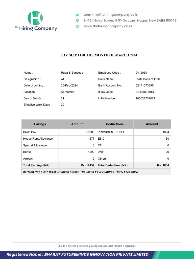Rupa S Bansode 2024 March | PDF