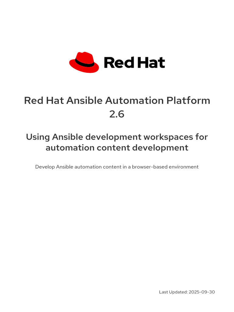 Ansible Development Workspaces Guide | PDF | Version Control | Creative ...