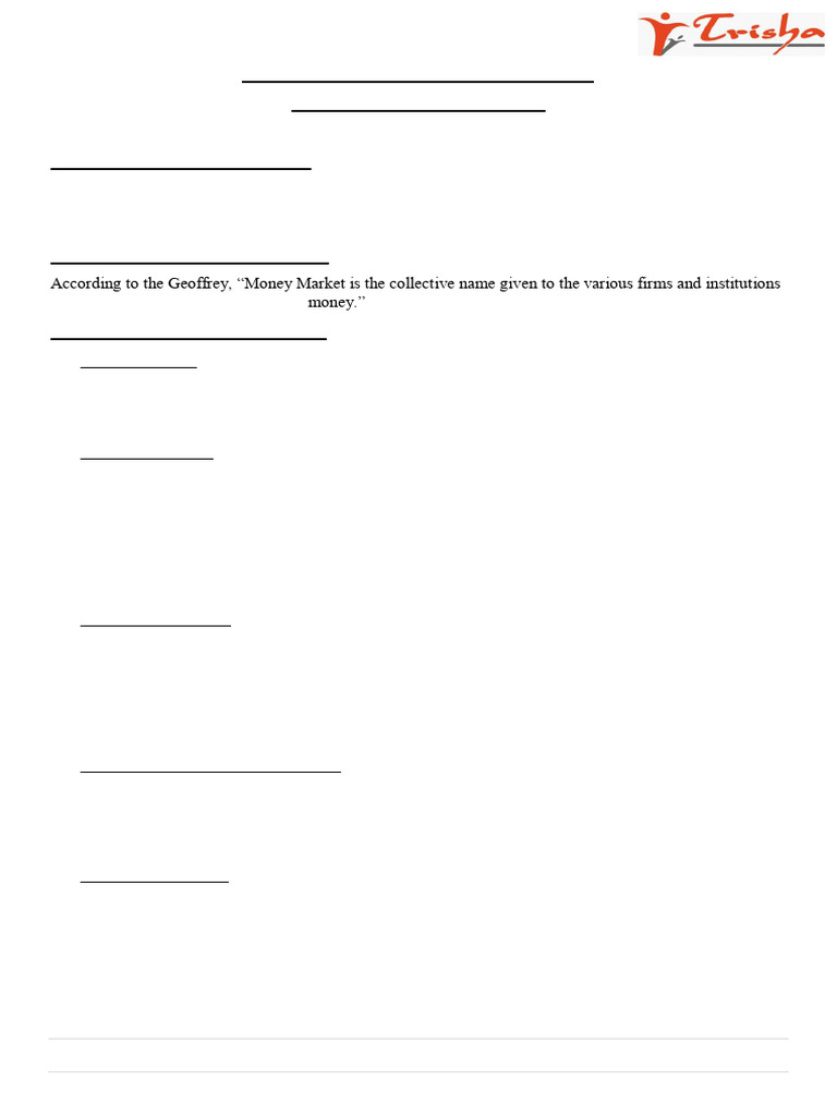 Fi & m - Ch 2 (Part 2) | PDF | Money Market | Repurchase Agreement