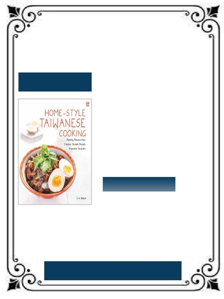 Home style Taiwanese cooking family favourites classic street foods ...