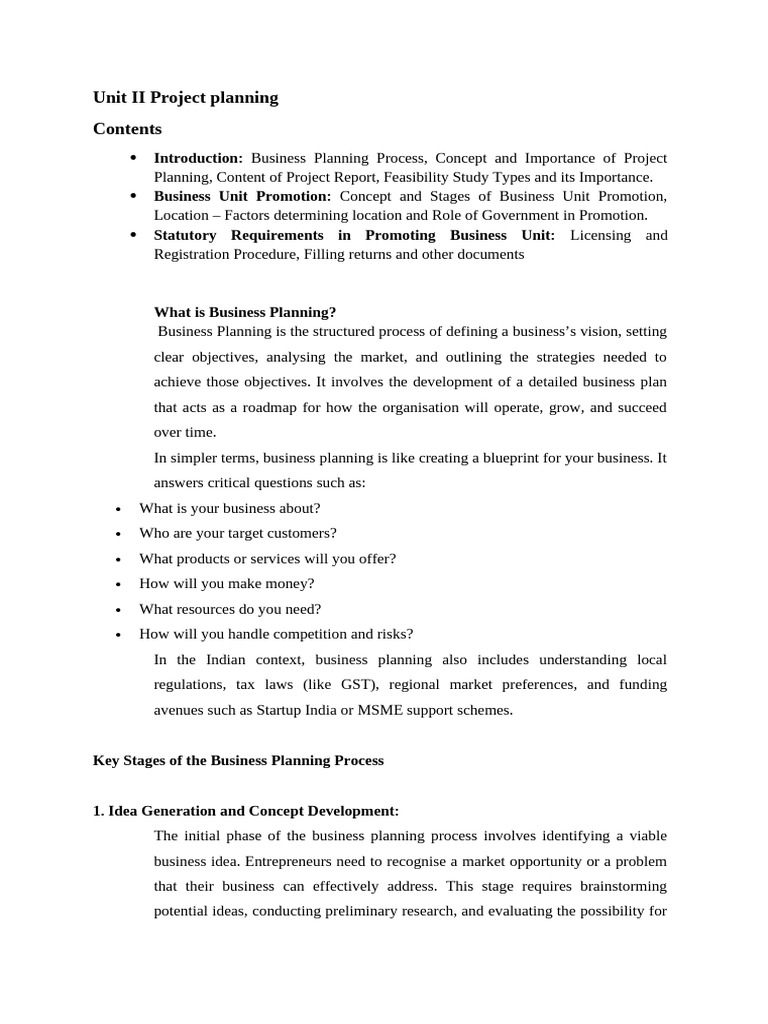 Comprehensive Guide to Project Planning | PDF