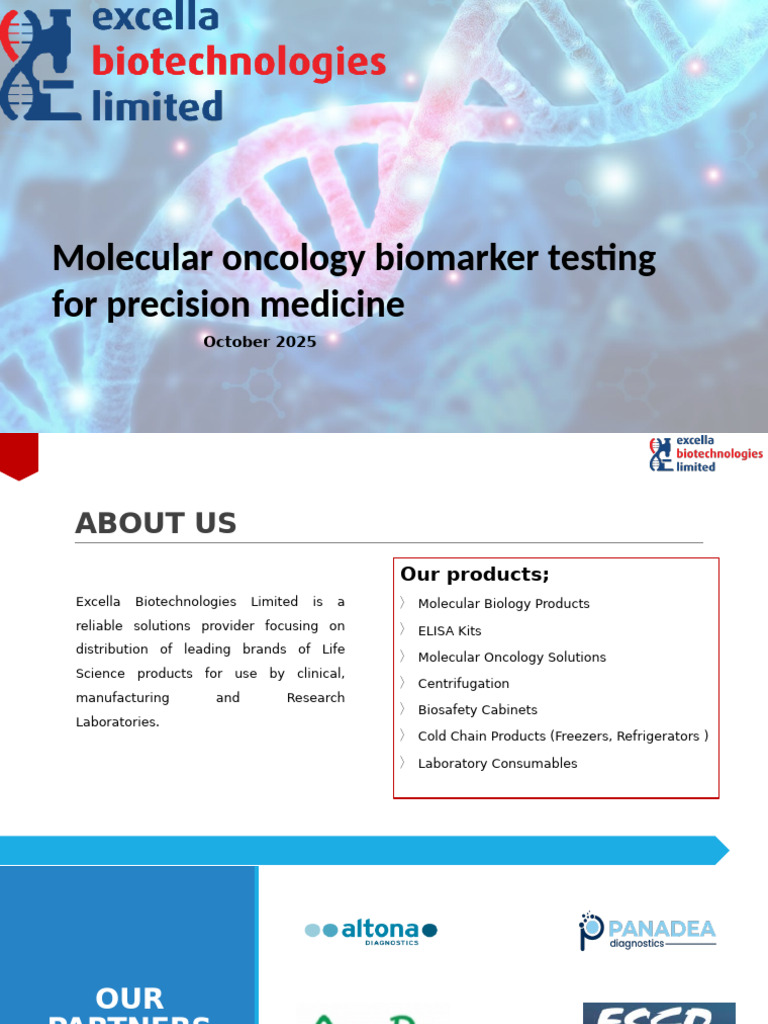 Molecular Oncology Biomarker Testing Solutions | PDF | Personalized ...
