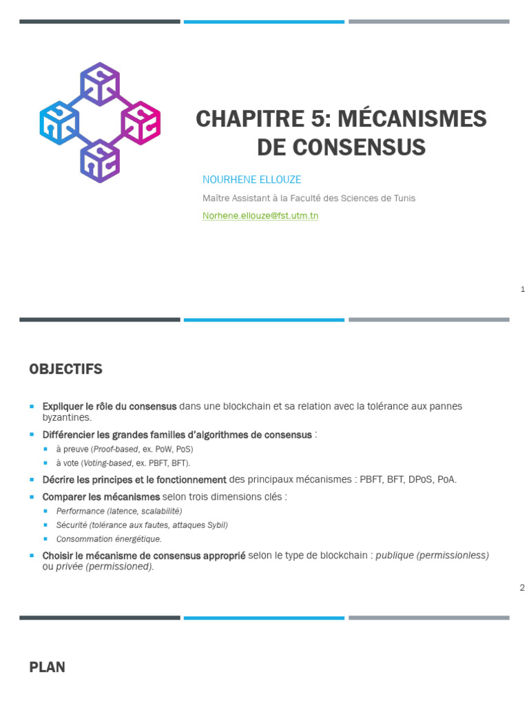 Mécanismes de Consensus en Blockchain | PDF | Calcul distribué ...
