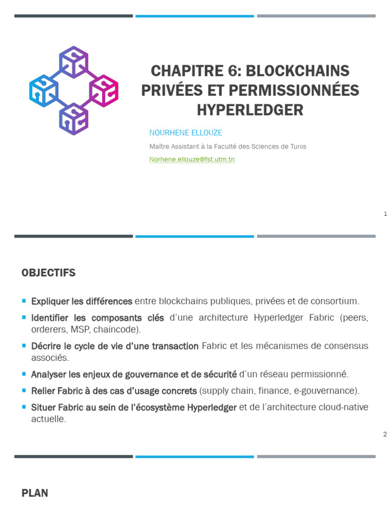 Blockchains Privées et Hyperledger Fabric | PDF | Bitcoin | Certificat ...