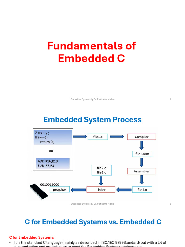Embedded C Fundamentals Explained | PDF | Embedded System | Computer ...