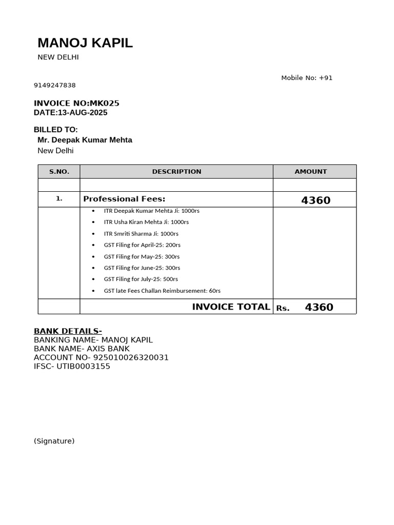Manoj Bill | PDF