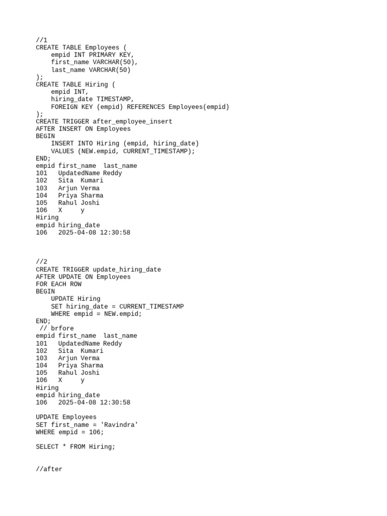 DBMS(WEEK-8) | PDF
