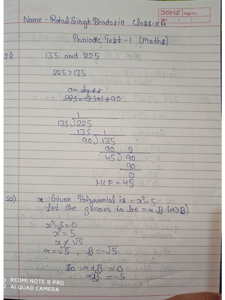 10 Maths | PDF