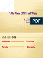 Samana Snehapana