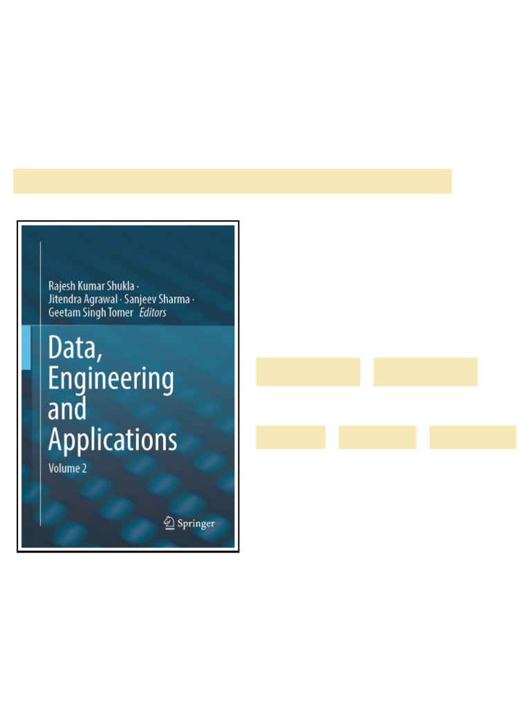 Data Engineering and Applications Unknown sample | PDF