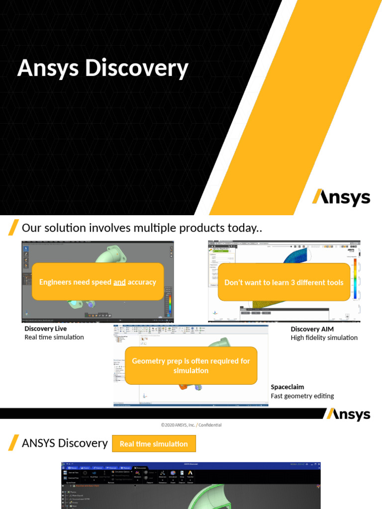 Ansys Discovery: Real-Time Simulation Tools | PDF | Simulation ...