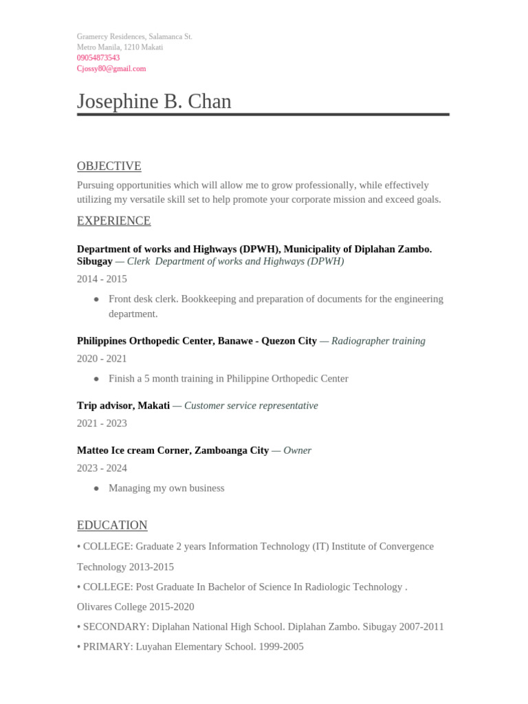Resume | PDF