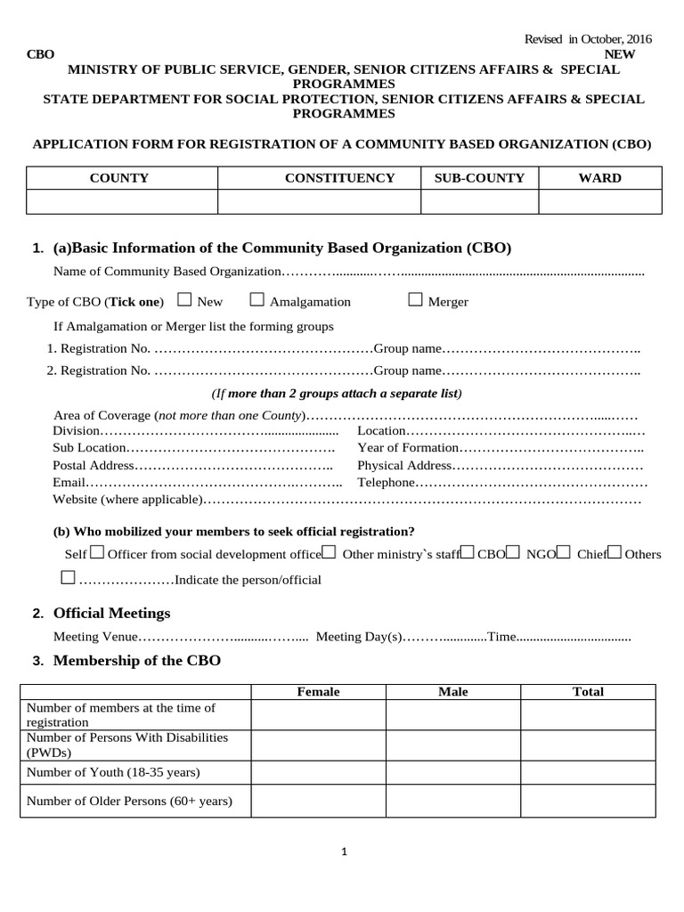 CBO Registration before 2016- final -26-10-2016 | PDF