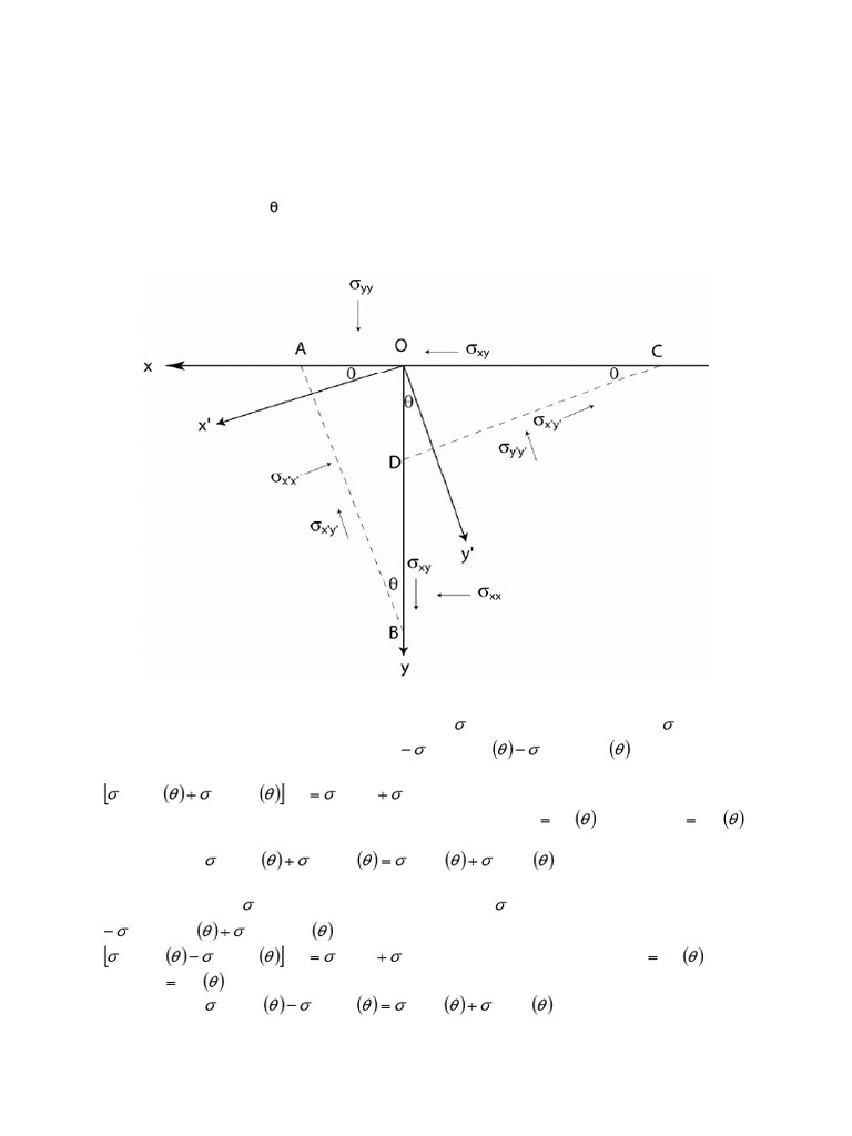 Rotation des contraintes et tenseurs | PDF | Géométrie | Mécanique
