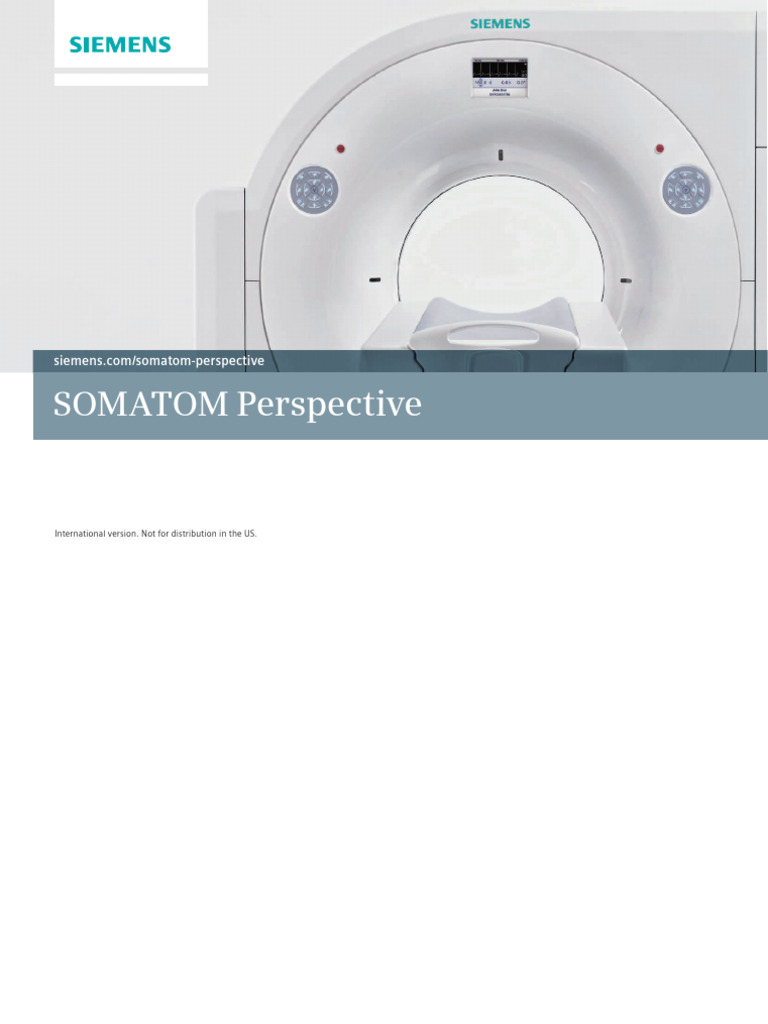 CT_SOMATOM_Perspective_brochure_0313_1800000000449304 | PDF | Ct Scan ...