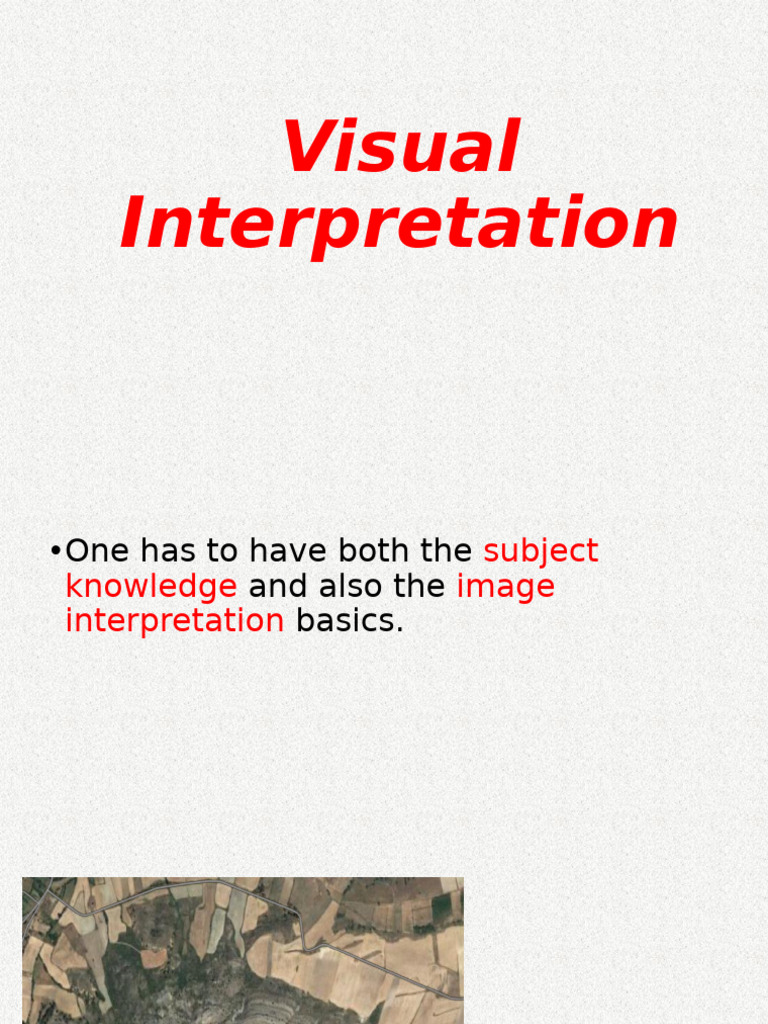 Visual Interpretation Techniques Explained | PDF | Shape | River