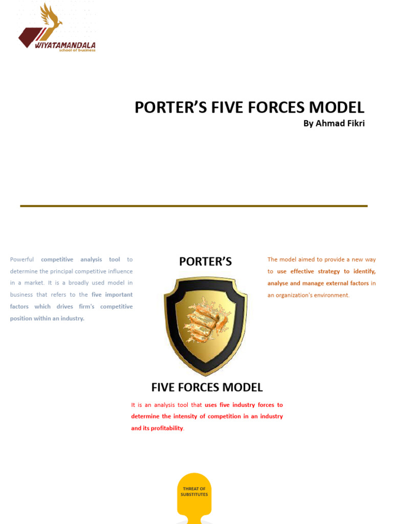 Understanding Porter's Five Forces Model | PDF | Business Economics ...