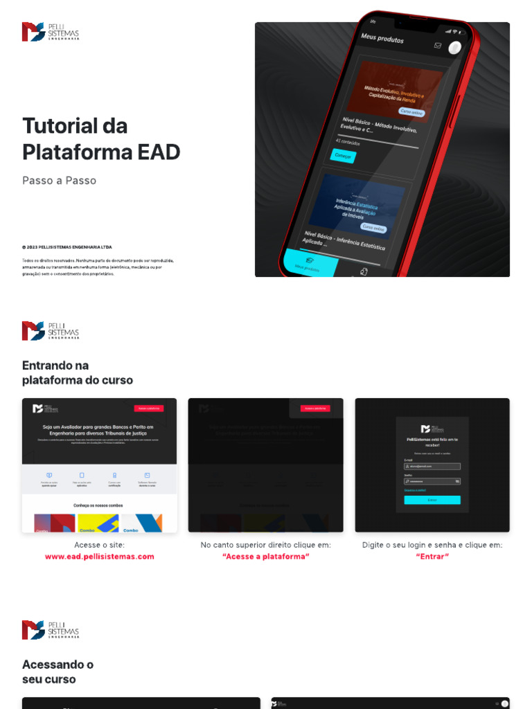 Guia de Acesso à Plataforma EAD | PDF