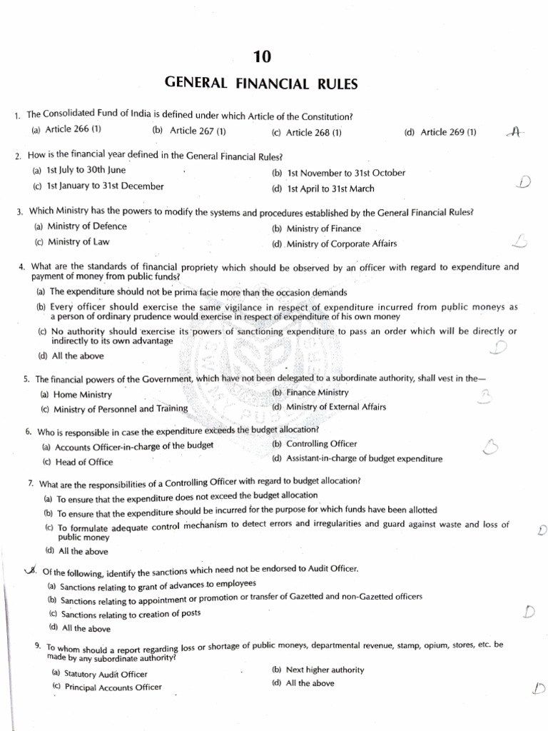 GFR MCQ | PDF