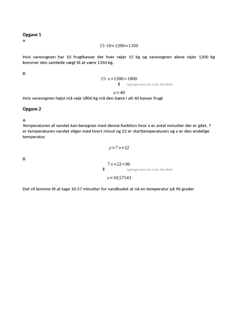 Mat Opg | PDF