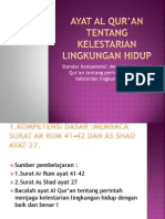 Ayat Al Qur'an Tentang Kelestarian Lingkungan Hidup