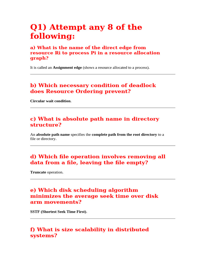 Resource Management and Deadlock Concepts | PDF | Process (Computing ...