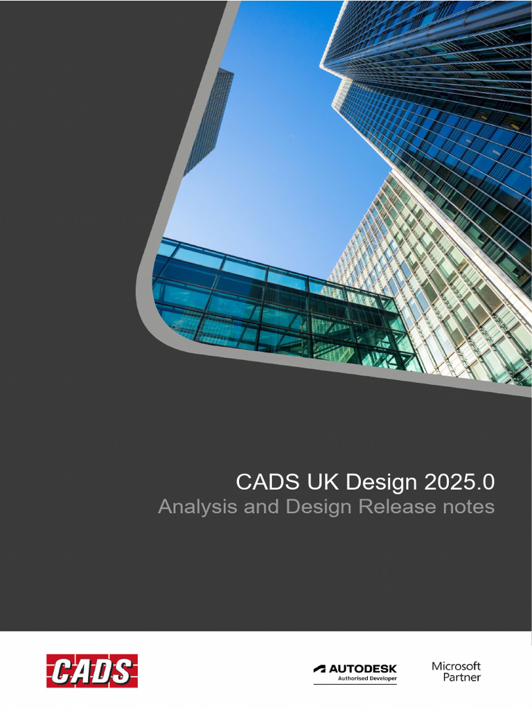 CADS UK Design 2025.0 Release Notes | PDF | Computer Aided Design ...