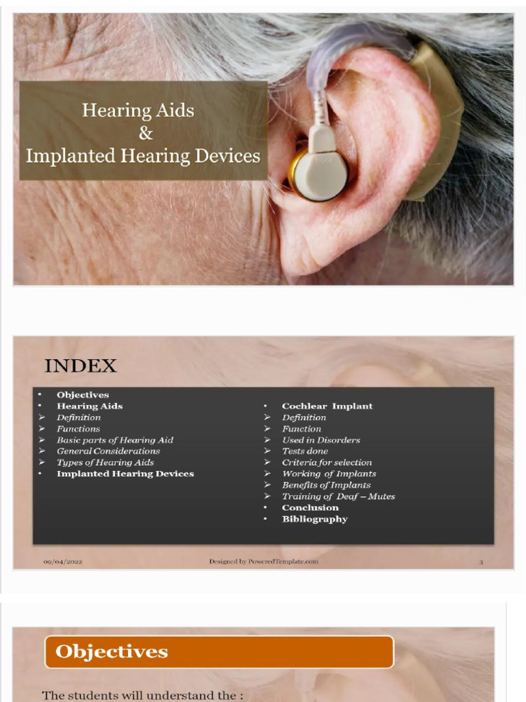 Hearing Aids | PDF