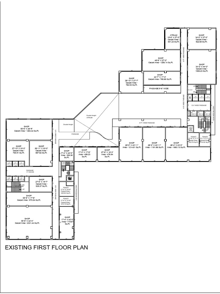 First Floor | PDF | Architectural Elements | Pedestrian Infrastructure