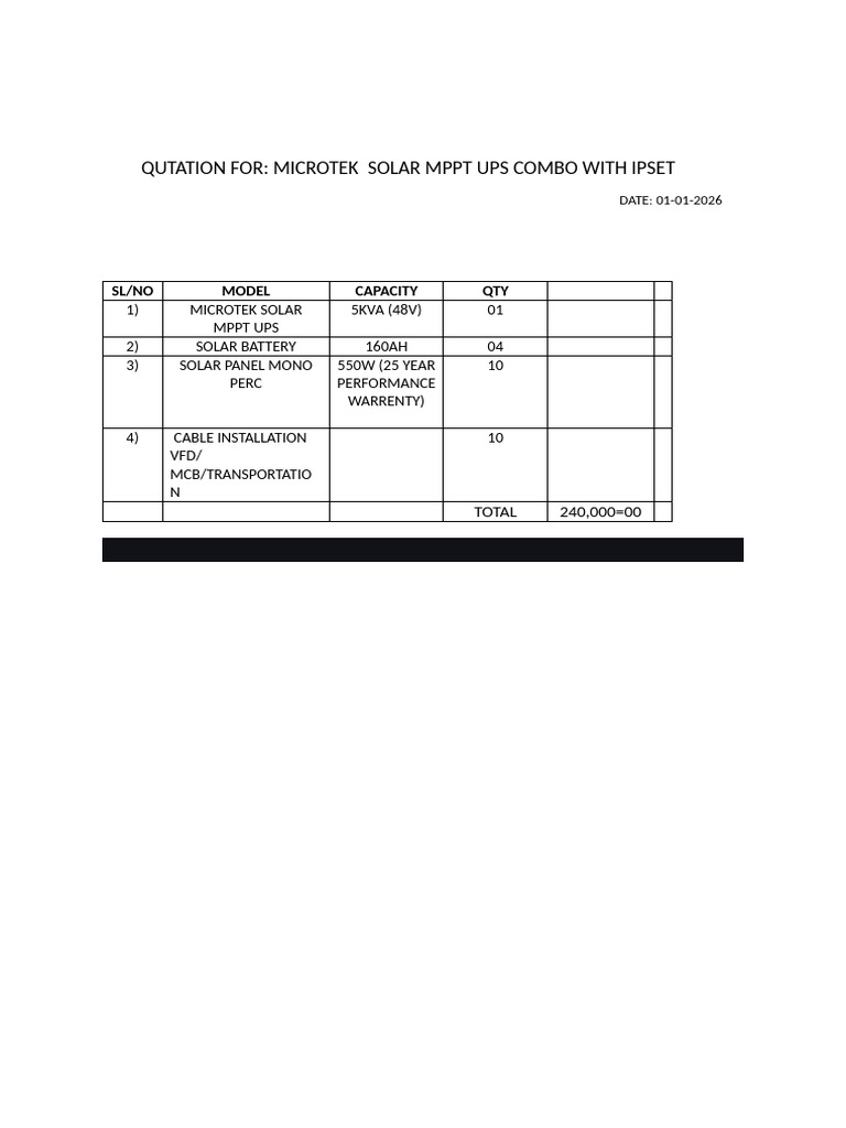 Solar Qutation | PDF