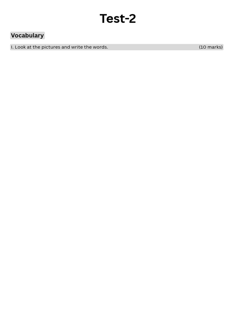 Test-2 level 2 | PDF | Language Mechanics | Languages