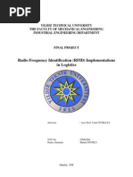 Burak Onurlu (2008), Radio Frequency Identification (RFID) Implementations in Logistics, YTU, Istanbul_Summary
