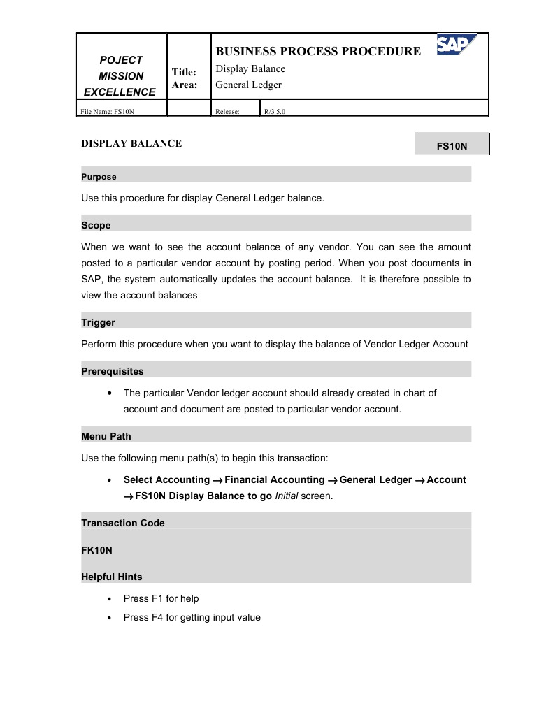 45-FS10N Display Balance | PDF | Information Technology Management ...