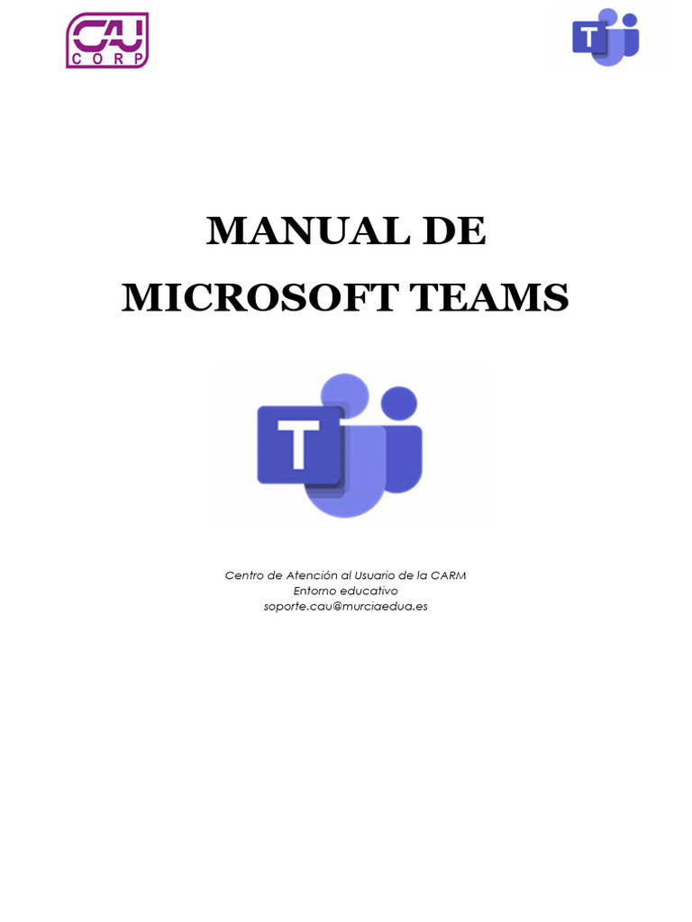 Manual de Microsoft Teams para Educación | PDF | Wiki | Botón (Computación)