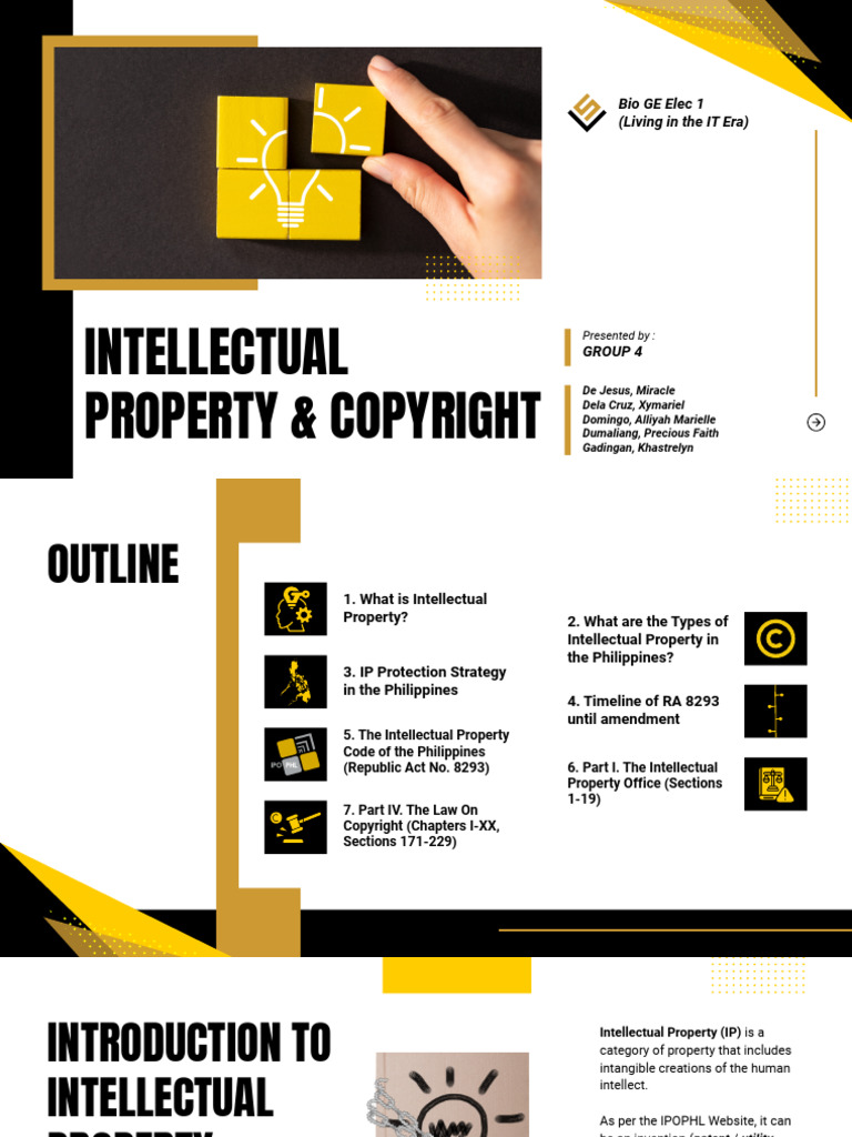 Philippine Intellectual Property Overview | PDF | License | Patent