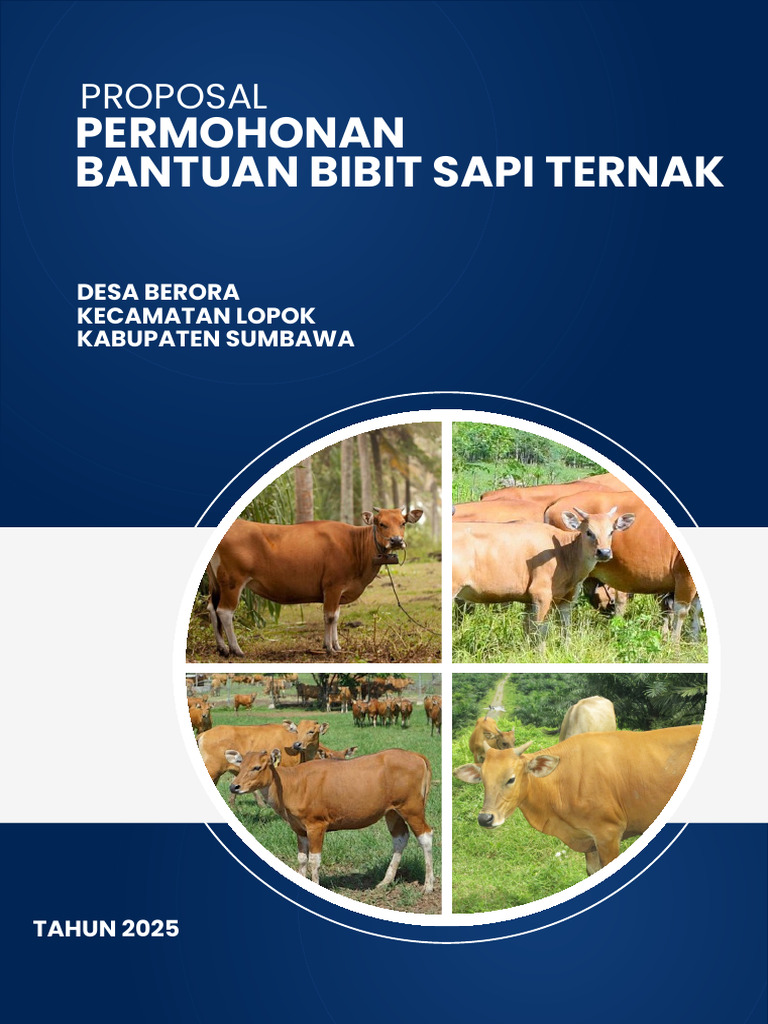 CV Proposal Sapi Serange | PDF