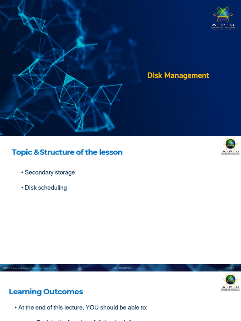 06 - Operating Sytems-Disk Management | PDF | Disk Storage | Computer ...