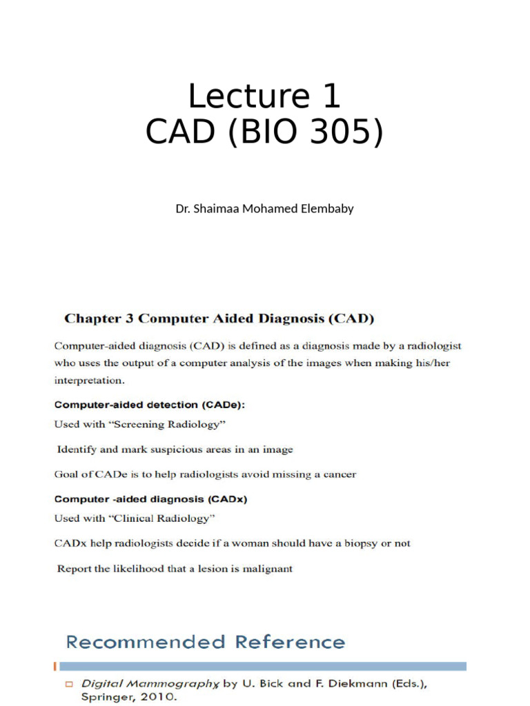 lecture1 of CAD | PDF