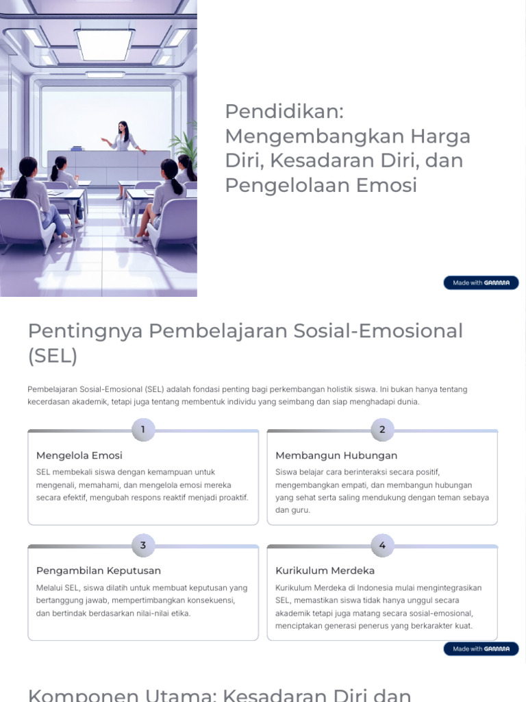 Pengembangan Emosi dan Harga Diri Siswa | PDF