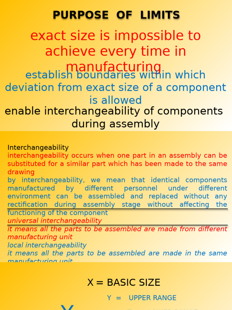 Understanding Limits and Tolerances in Manufacturing | PDF ...