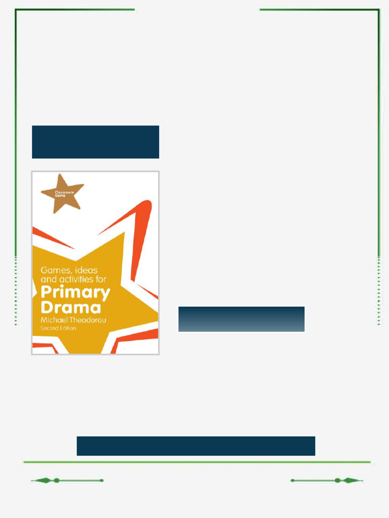 Games Ideas and Activities for Primary Drama Classroom Gems 2nd Edition ...
