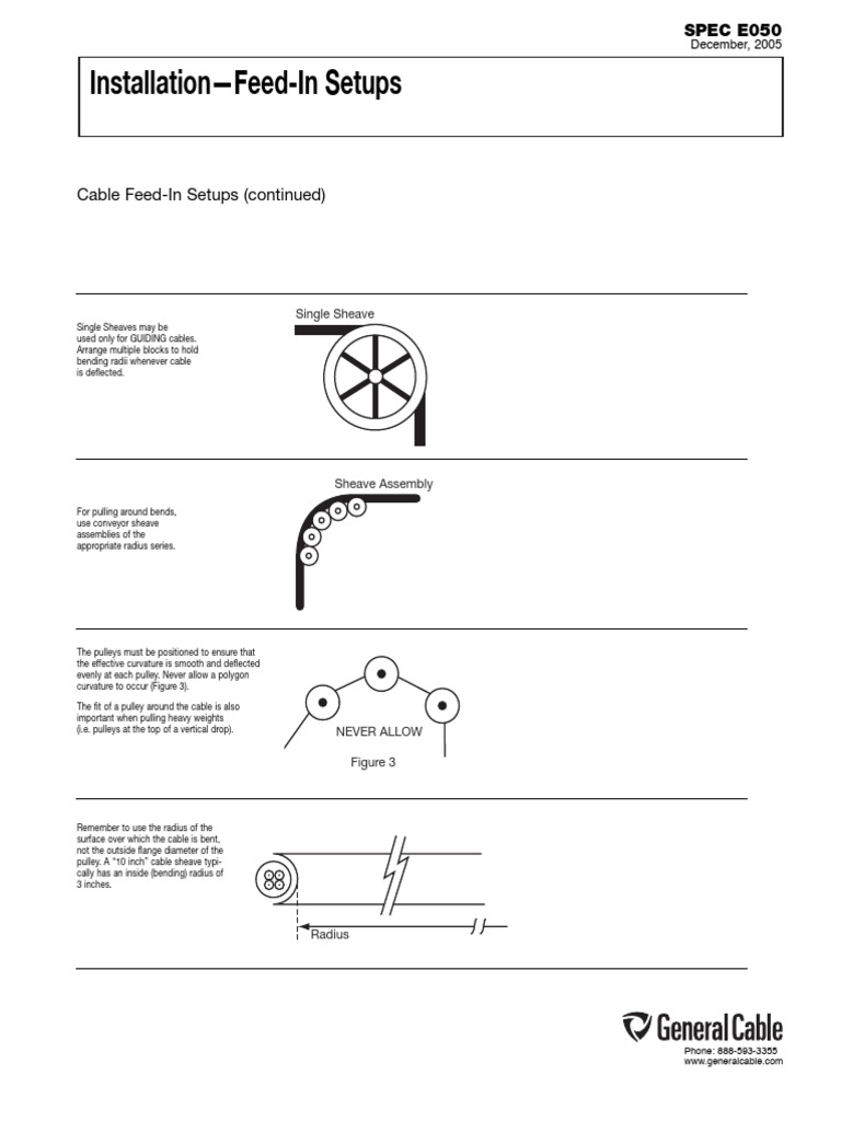 General Cable Spec E050 | PDF | Manufactured Goods
