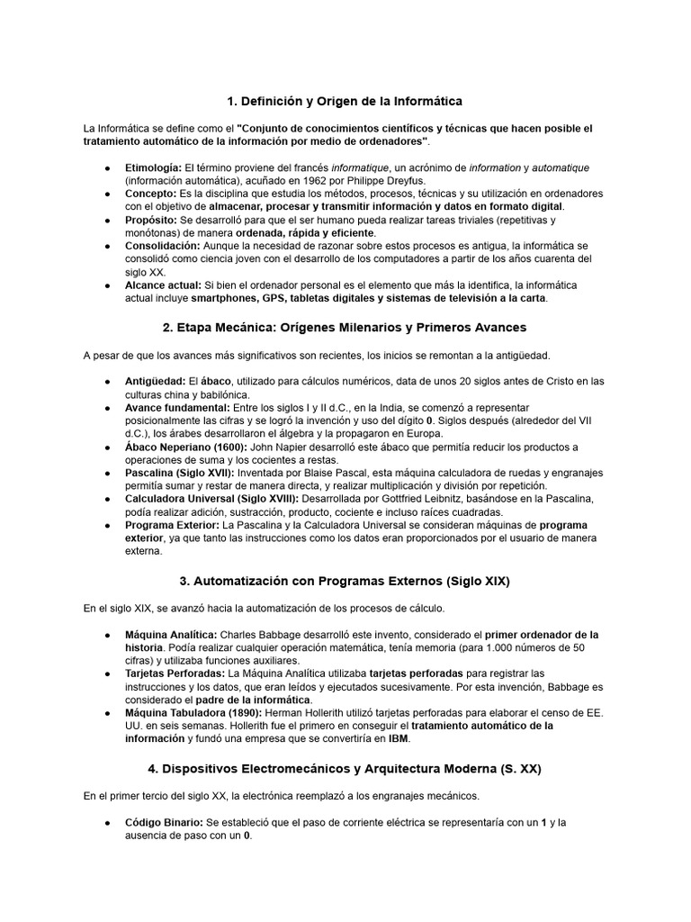 Documento Sin Título | PDF | Informática | Microprocesador
