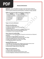 Settlement Types and Hierarchy Explained | PDF | City | Village