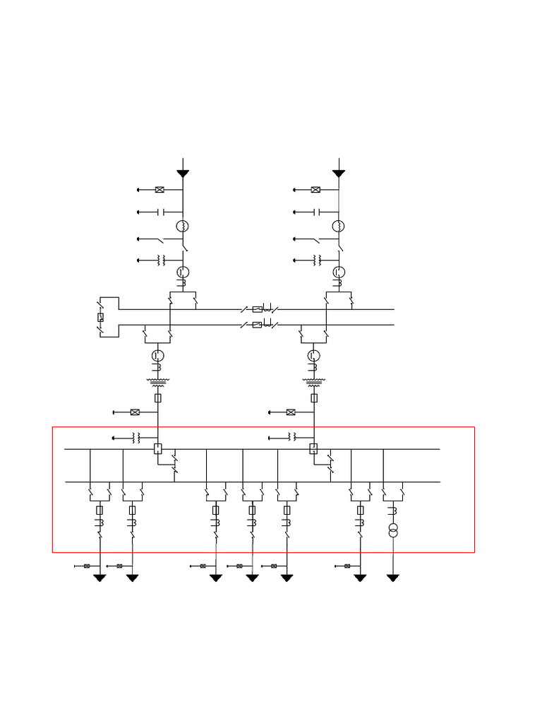 110kV Feeder and Transformer Layout Guide | PDF