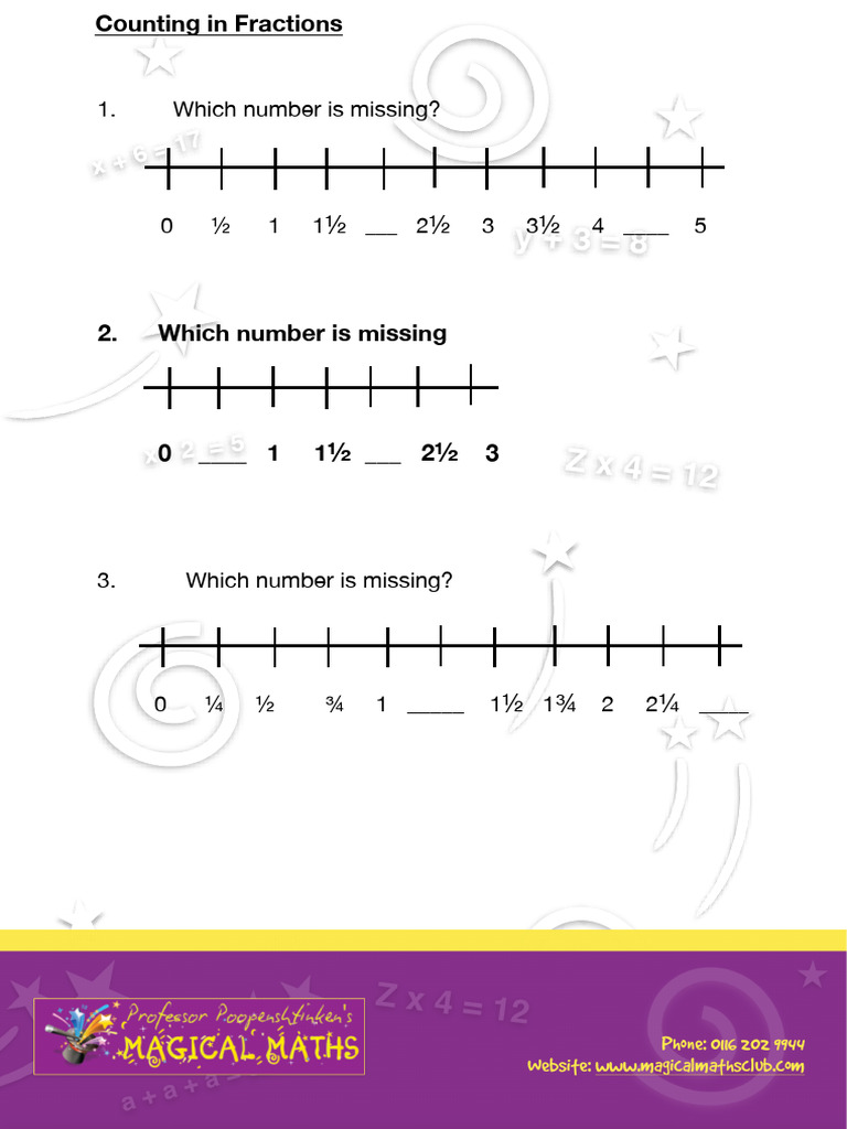 Counting in Fractions | PDF
